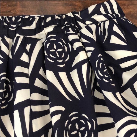 Anthropologie Nouveau Rose Skirt: Navy & Cream - Picture 4 of 6